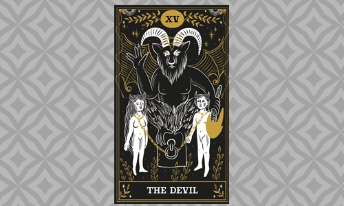 Devil tarot card