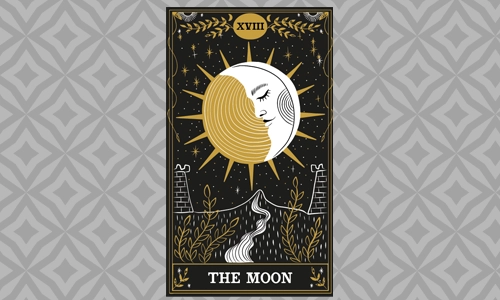 The Moon Tarot Card