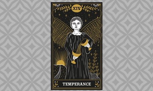 Temperance Tarot Card