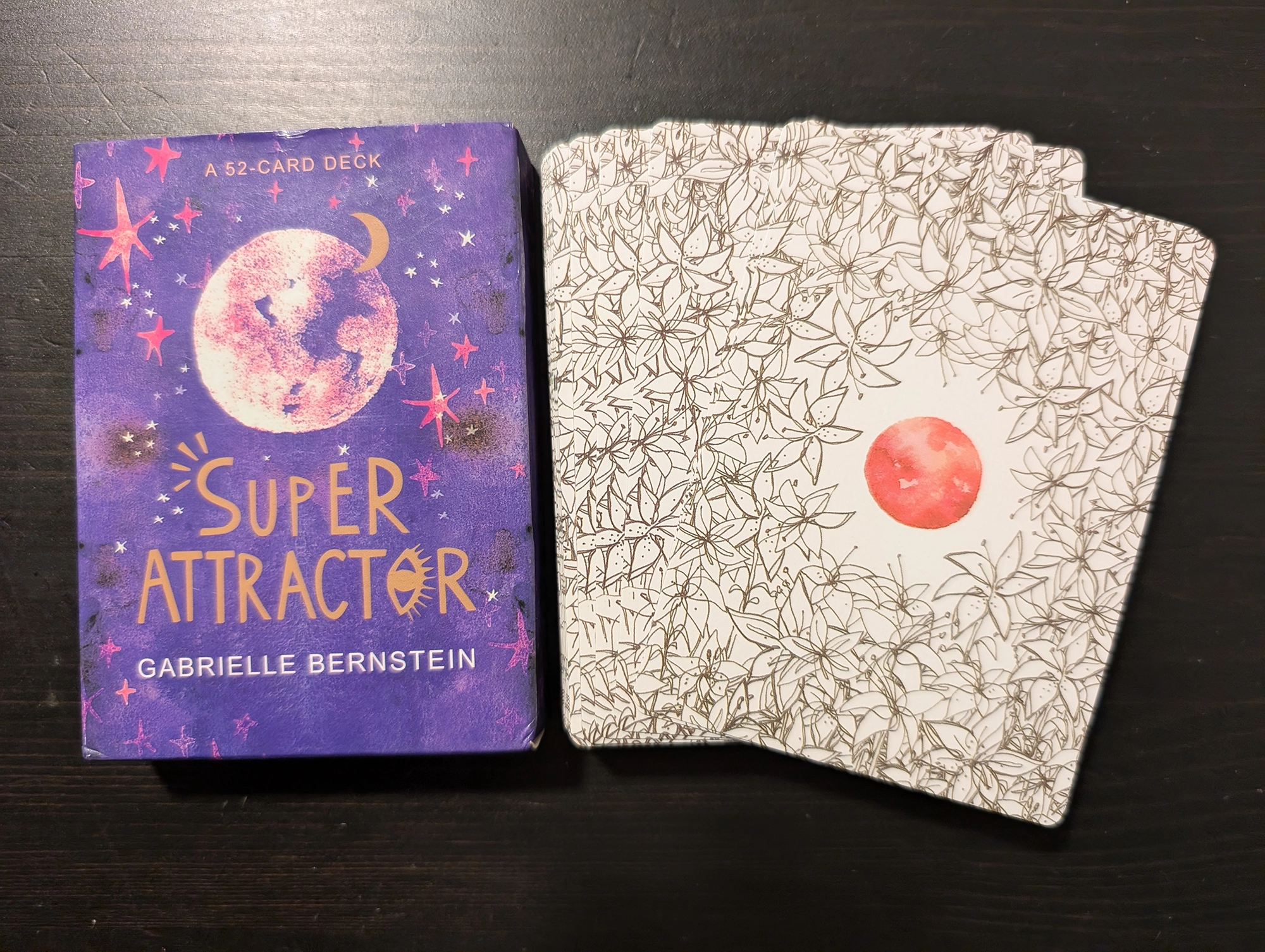 Super Attractor Oracle Deck Box and Back of Deck Stack