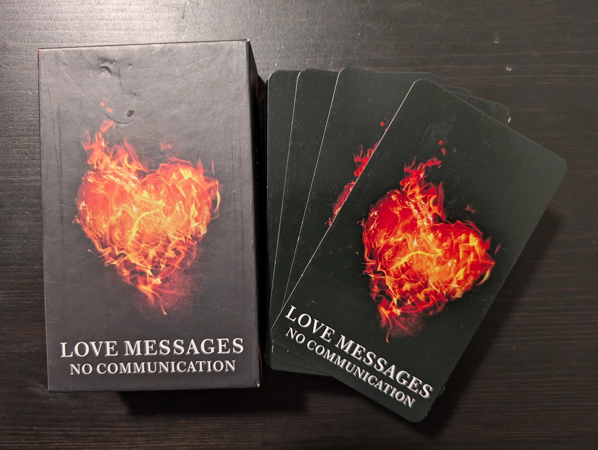 Love Messages - No Communication Oracle box and back of deck stack