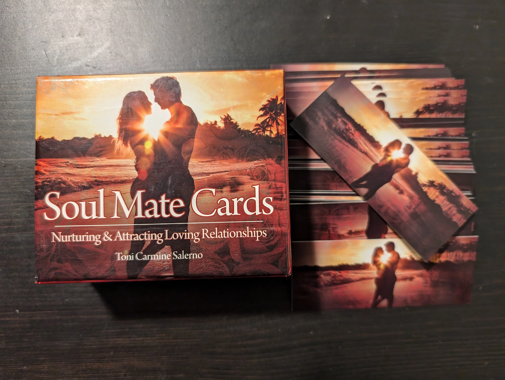 Soul Mate Cards Box and back of card stack